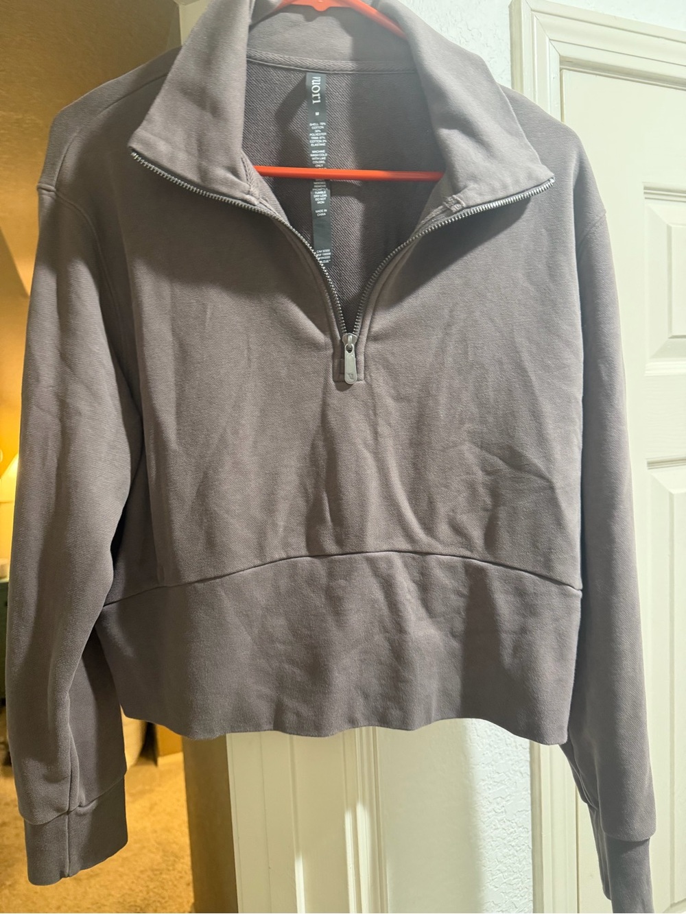 Vuori Half-Zip Pullover Sweater - Taupe Brown